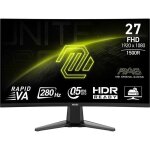 �cran gaming - msi - mag 276cxf - 27 pouces - ultra hd 3840x2160 - temps de r�ponse 1ms