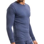 Mt haut de ski et thermique lger pour homme ? sous - vtement d?hiver  manches longues ? bleu