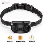 Mtevotx collier anti aboiement chiens anti aboiement collier dressage tanche ip67 pour petit moyen grand ...