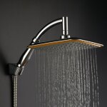 Mtevotx tête de douche pommeau de douche inox pommeau de douche carré (9 ) facile à installer et à nettoyer( ... Mtevotx tête de douche pommeau de douche inox pommeau de douche carré (9 ) facile à installer et à nettoyer( ...