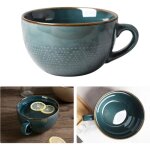 Mug � caf� grande tasse en c�ramique de 700 ml avec anses compatible micro - ondes id�ale pour le petit ...