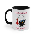 Mug calim�ro - int�rieur color� - id�e cadeau - tasse en c�ramique originale