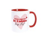Mug c�ramique amour saint valentin 9. 5cm blanc