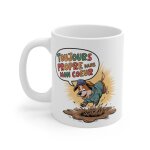 Mug chien rigolo toujours propre dans mon c?ur tasse humoristique pour amoureux des chiens cadeau fun ...