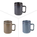 Mug avec couvercle mewan 35 cl (1 modle alatoire) - table passion
