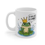 Mug grenouille  je suis le roi de la mare !  ? tasse rigolote animale cadeau original et humoristique ...