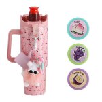 Mug isotherme 304l - gourde + 3 capsules flavor + un joli porte - cl�sthermos caf� acier inoxydablethermos ...