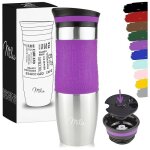 Mug isotherme etanche 370ml 450ml i thermos i tasse pour caf et th  emporter