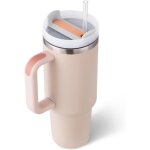 Mug isotherme avec paille et poignée 1. 2 lgourde inox sans bpatasse thermos pour boissonscaféthé (quartz ... Mug isotherme avec paille et poignée 1. 2 lgourde inox sans bpatasse thermos pour boissonscaféthé (quartz ...