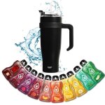 Mug isotherme avec paille et poignée 1. 2l xxl en inox + 10 sticks boléro 9g idéal pour le sport ou le ... Mug isotherme avec paille et poignée 1. 2l xxl en inox + 10 sticks boléro 9g idéal pour le sport ou le ...