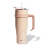 Mug isotherme avec paille et poignée ergonomique - gourde xxl en inox pour conserver vos boissons chaude ... Mug isotherme avec paille et poignée ergonomique - gourde xxl en inox pour conserver vos boissons chaude ...