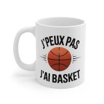Mug  jpeux pas jai basket  ? tasse humoristique pour fans de basketball et sportifs