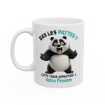Mug panda 1 personnalis� personnalisable bas les pattes - id�e cadeau