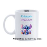 Mug personnalisable - stitch - 325 ml - c�ramique - enfant - compatible lave - vaisselle
