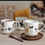 Mug surprised cats 40 cl