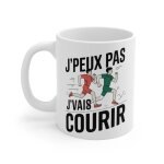 Mug tasse dr�lejpeux pas jvais courir - id�e cadeau humoristique pour les passionn�s de running