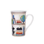 Mug tisani�re droite avec bo�te chaton bibli kiub bug art