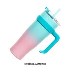 Mug de transport - xxl - 12l - isotherme - mod�le al�atoire - paille int�gr�e