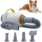 Muggi pulseur pour chien 2 - en - 1 3200w - s�choir silencieux avec aspirateur poils