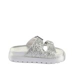 Mules femme buffalo raya ari glam - vegan glitter