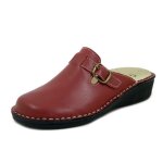 Mule femme - cinzia soft ? rouge - semelle amovible
