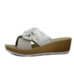 Mules pour femme - inblu - blanc - semelle int�rieure rembourr�e