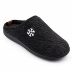 Mules homme hiver fourres nu10927 noir