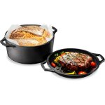 Multi - cuiseur en fonte - cocotte fonte - marmite inductioncasserole double pré - assaisonnée antiadhésive ... Multi - cuiseur en fonte - cocotte fonte - marmite inductioncasserole double pré - assaisonnée antiadhésive ...