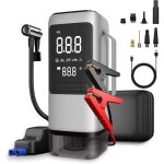 Multifonction booster batterie voiture 8000mah 1000a (6. 0lgas& 3. 0l diesel) - aspirateur voiture 4500pa ...