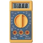 Multimètre digital 600 volts - profile - start - catégorie 3 - ip20 Multimètre digital 600 volts - profile - start - catégorie 3 - ip20