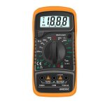Multimtre numrique - an8205c - multifonctionnel - grand cran lcd - protection contre les surcharges ...