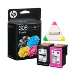 Multipack cartouches d?encre hp 308 hp308 pour imprimante hp envy 6110 6120 6122 6130 6132 + un surligneur ... Multipack cartouches d?encre hp 308 hp308 pour imprimante hp envy 6110 6120 6122 6130 6132 + un surligneur ...