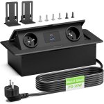 Multipr encastrable usb c pd20waluminium pr encastrable plan de travail 2 pr bloc pr encastrable pour ...