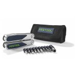 Multitool 20 en 1 - festool mt - ft1 - acier inoxydable - bleu fonc� - compact et maniable