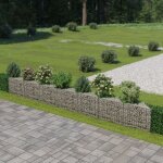 Mur de gabion acier galvanis� 450x30x50 cm