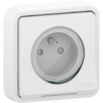 Prise 2p + t mureva styl encastrée - blanche Prise 2p + t mureva styl encastrée - blanche