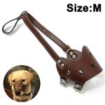 Muselière en cuir pu pour chien anti - morsure et anti - ingestion contrôle des aboiements pour chiens ... Muselière en cuir pu pour chien anti - morsure et anti - ingestion contrôle des aboiements pour chiens ...