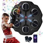 Music boxing machineavec gants de boxe entraîneur de frappe mural jeu de boxe musicale pour adultes et ... Music boxing machineavec gants de boxe entraîneur de frappe mural jeu de boxe musicale pour adultes et ...