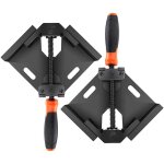 Mustbau lot de 2 serre - joint d?angle 90 en alliage d?aluminium ? tau de menuiserie bois mtal verre ...