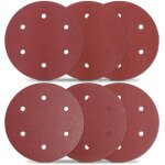 Mustbau asd5a lot de 30 disques abrasifs 9 / 225 mm 6 trous pour ponceuse à placo Mustbau asd5a lot de 30 disques abrasifs 9 / 225 mm 6 trous pour ponceuse à placo