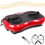Mvpower plateforme vibrante oscillante - 3 programmes - lcd - 180kg - technologie de vibrations  bascule ...