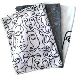 Mybo tv torchongenio ? lot de 3 torchons de cuisine spcial vaisselle 60x45 cm - super absorbant ? motif ...