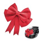 N?ud d�coratif extra largegros noeud cadeau voiture 50x60cm avec ruban adh�sif attaches d�coration �l�gante ...