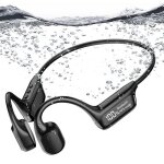 Nager casque � conduction osseuse �couteur - bluetooth 5. 2 - affichage led - �couteurs de sport �tanches ...