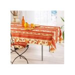 Nappe abeille brique 2m / 1m50 anti tache infroissable