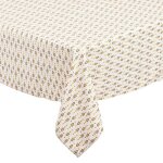 Nappe anti - tache pepuru beige 140x240cm - atmosphera createur dinterieur