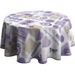 Nappe anti - taches lavande - ovale 150 x 240 cm Nappe anti - taches lavande - ovale 150 x 240 cm