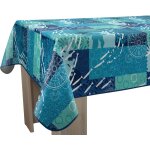 Nappe anti - taches nemo rectangulaire 150 x 200 cm - polyester bleu / turquoise