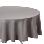 Atmosphera - nappe anti - taches ronde ophy - diam 180 cm - gris