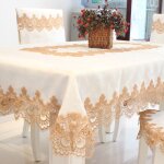 Nappe brod�e en dentelle nappe de ferme carr�e nappe tiss�e � d�coration florale carr�e label